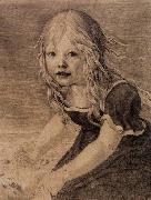 Karl friedrich schinkel, Portrait of the Artist's Daughter, Marie